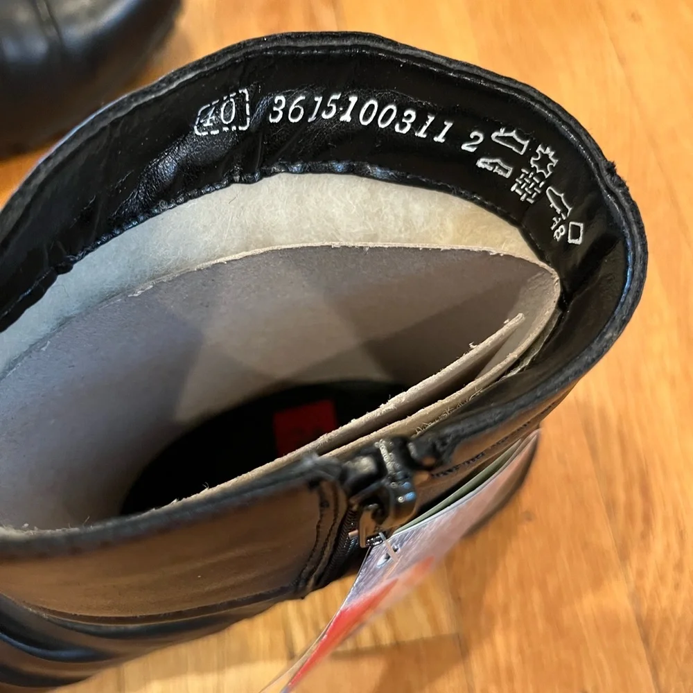 Women’s Rieker Slip On Winter Boots in Black Eur Size 40 (8.5) - Picture 5 of 7